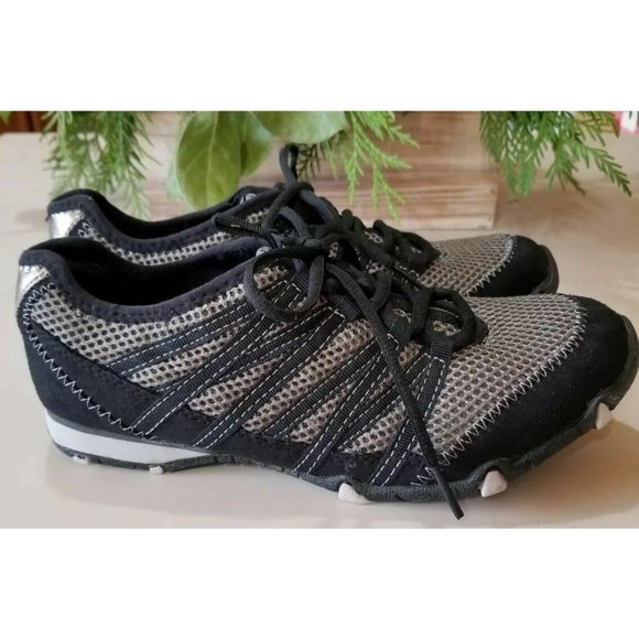 Bass Womens Lightweight Walking Sneaker 7.5 M blac comfort tennis lace up shoe - Picture 5 of 10